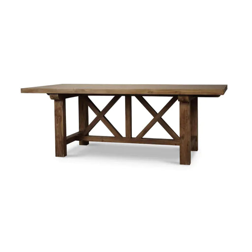 Bramble - Silvia Dining Table 84" in Reclaimed Teak - 85150TSW - GreatFurnitureDeal