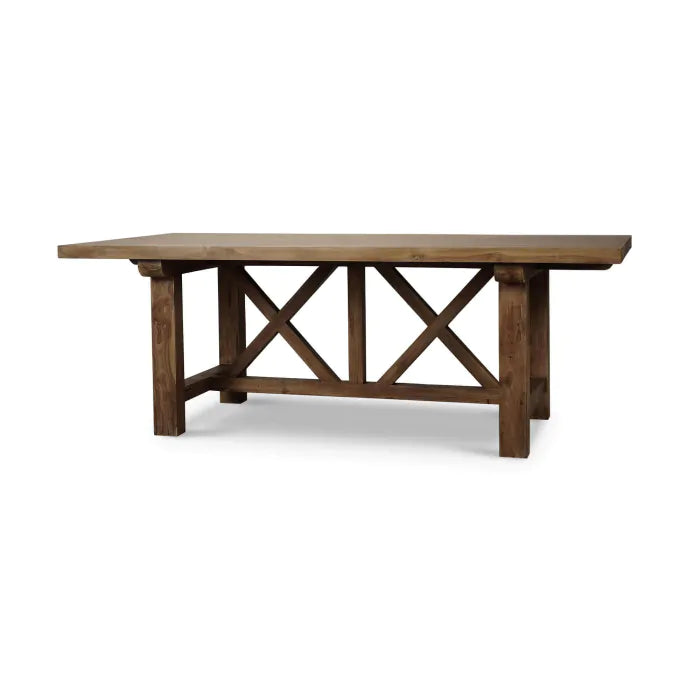 Bramble - Silvia Dining Table 84" in Reclaimed Teak - 85150TSW - GreatFurnitureDeal