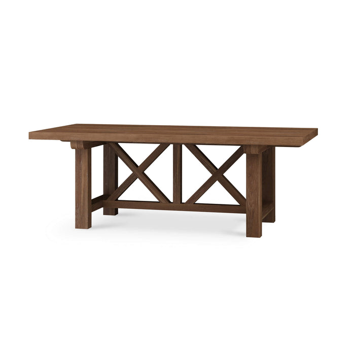 Bramble - Silvia Dining Table 84" in Teak Straw - US-WS-85150TSW-----