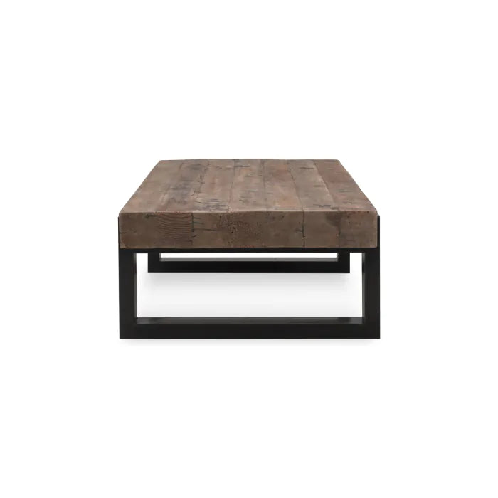 Bramble - Tuscan Rectangular Coffee Table w/ Metal in Teak - BR-85152