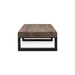 Bramble - Tuscan Rectangular Coffee Table w/ Metal in Teak - BR-85152 - GreatFurnitureDeal