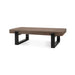 Bramble - Tuscan Rectangular Coffee Table w/ Metal in Teak - BR-85152 - GreatFurnitureDeal
