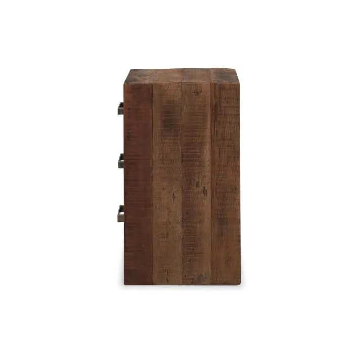 Bramble - Tuscan Three Drawer End Table in Teak - BR-85155 - GreatFurnitureDeal