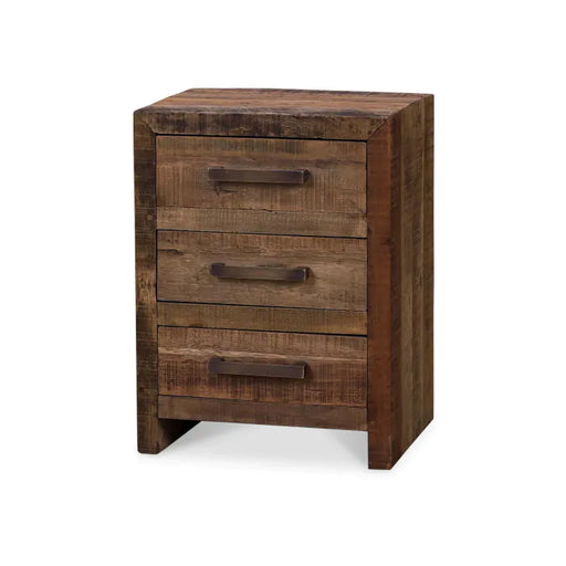 Bramble - Tuscan Three Drawer End Table in Teak - BR-85155 - GreatFurnitureDeal