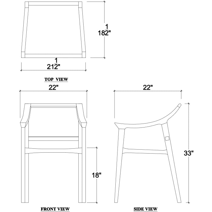 Bramble - Riviera Dining Chair in Teak - BR-85176 - GreatFurnitureDeal
