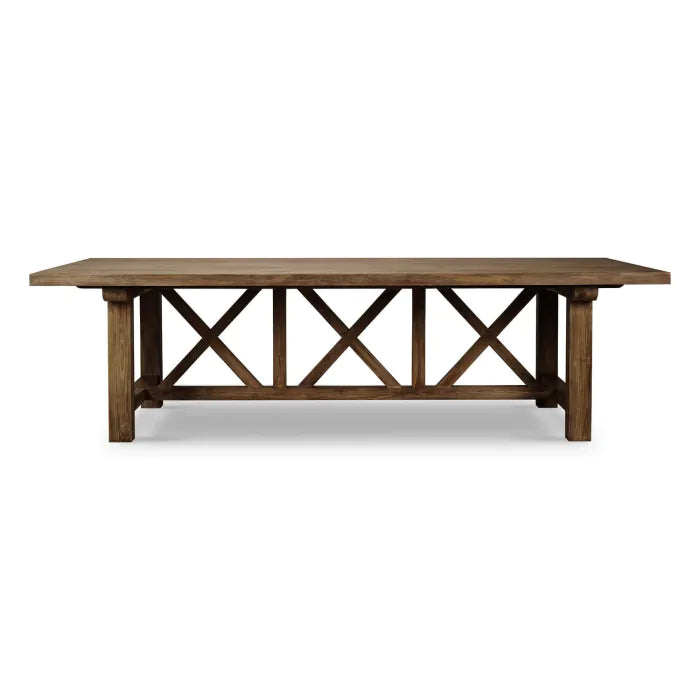 Bramble - Silvia Dining Table 108" in Reclaimed Teak - 85179TSW - GreatFurnitureDeal