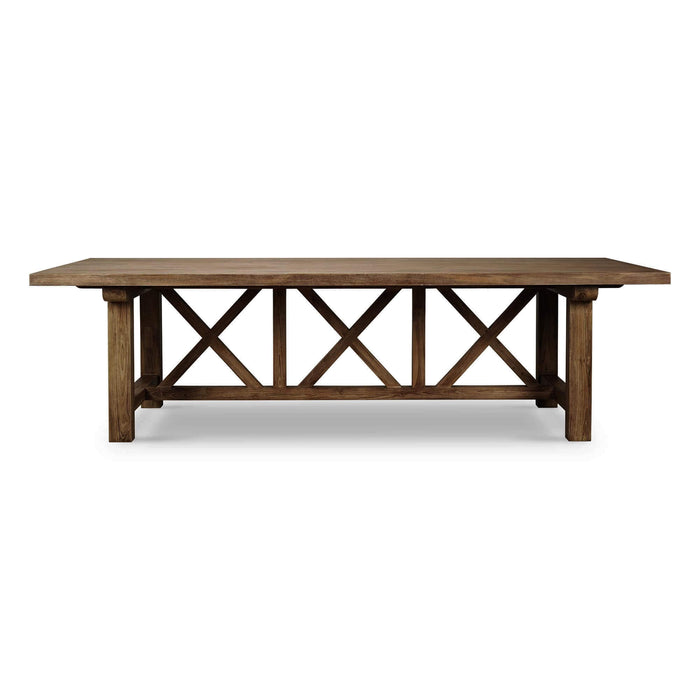 Bramble - Silvia Dining Table 108" in Teak Straw - US-WS-85179TSW-----