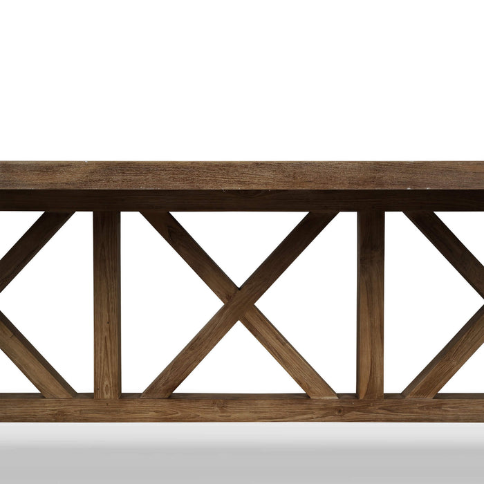 Bramble - Silvia Dining Table 108" in Teak Straw - US-WS-85179TSW-----