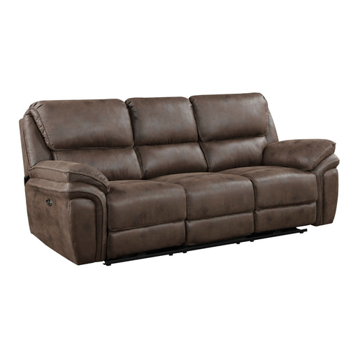 Homelegance - Proctor Double Reclining Sofa in Brown - 8517BRW-3 - GreatFurnitureDeal