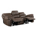 Homelegance - Proctor Double Reclining Sofa in Brown - 8517BRW-3 - GreatFurnitureDeal