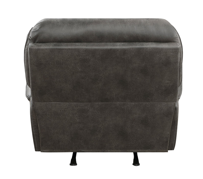 Homelegance - Proctor Power Reclining Chair in Gray - 8517BRW-1PW - GreatFurnitureDeal