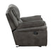 Homelegance - Proctor 3 Piece Power Double Reclining Living Room Set in Gray - 8517BRW*3PW - GreatFurnitureDeal