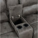 Homelegance - Proctor Double Reclining Love Seat with Center Console in Gray - 8517BRW-2 - GreatFurnitureDeal