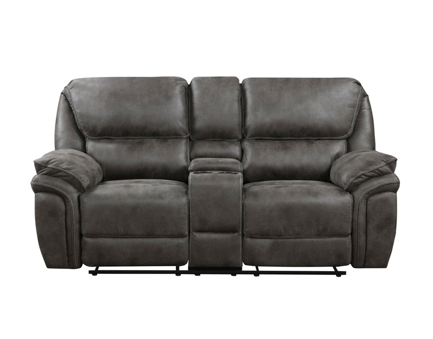 Homelegance - Proctor 2 Piece Double Reclining Sofa Set in Gray - 8517BRW*2 - GreatFurnitureDeal