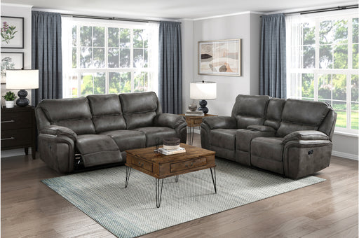 Homelegance - Proctor Power Reclining Chair in Gray - 8517BRW-1PW - GreatFurnitureDeal