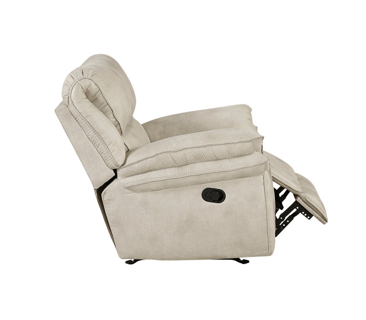 Homelegance - Proctor 3 Piece Double Reclining Living Room Set in Sand - 8517PWT*3 - GreatFurnitureDeal