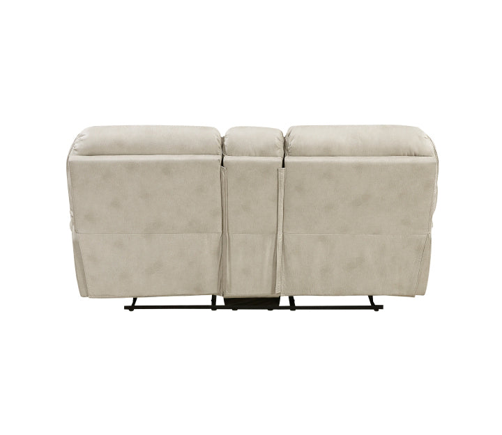 Homelegance - Proctor 3 Piece Double Reclining Living Room Set in Sand - 8517PWT*3 - GreatFurnitureDeal