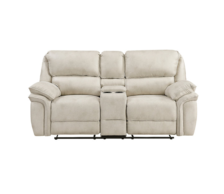 Homelegance - Proctor 3 Piece Power Double Reclining Living Room Set in Sand - 8517PWT*3PW - GreatFurnitureDeal