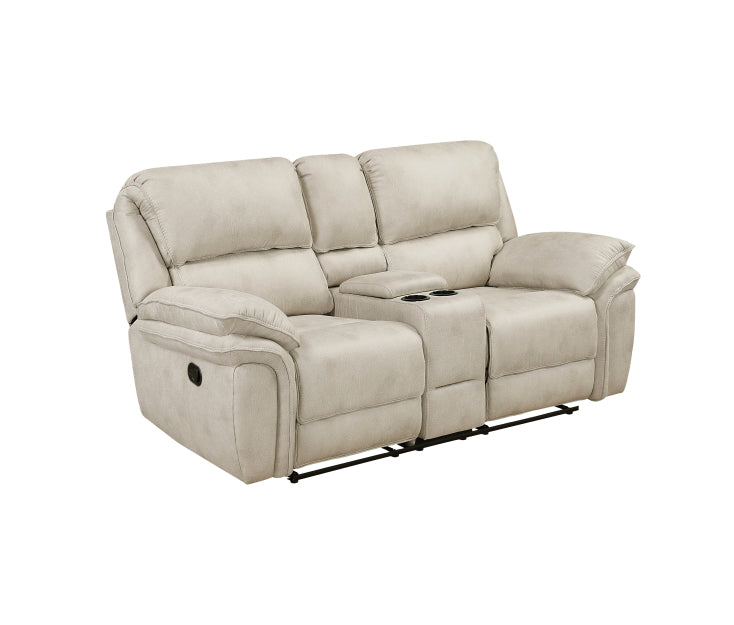 Homelegance - Proctor 2 Piece Power Double Reclining Sofa Set in Sand - 8517PWT*2PW - GreatFurnitureDeal
