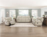 Homelegance - Proctor 3 Piece Power Double Reclining Living Room Set in Sand - 8517PWT*3PW - GreatFurnitureDeal