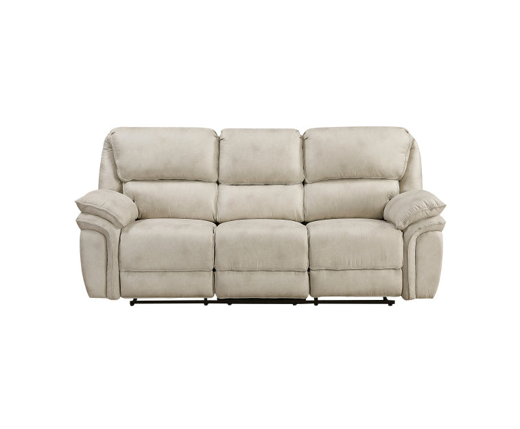 Homelegance - Proctor 2 Piece Double Reclining Sofa Set in Sand - 8517PWT*2 - GreatFurnitureDeal