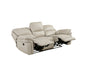 Homelegance - Proctor 3 Piece Double Reclining Living Room Set in Sand - 8517PWT*3 - GreatFurnitureDeal