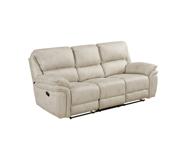 Homelegance - Proctor 2 Piece Power Double Reclining Sofa Set in Sand - 8517PWT*2PW - GreatFurnitureDeal