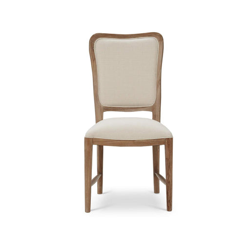 Bramble - Laurna Teak Dining Chair in Teak White Wash w/ Natural Performance Fabric (Set of 2) - 85191TWWSF215---- - GreatFurnitureDeal