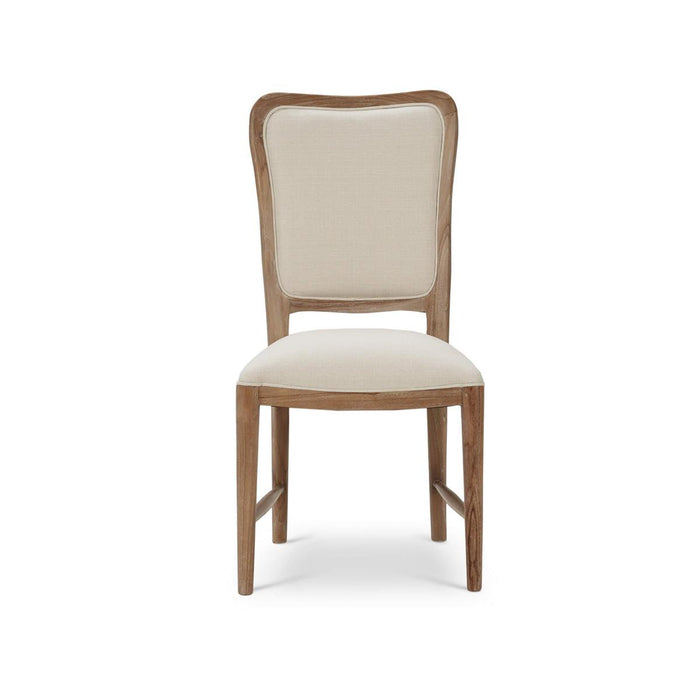 Bramble - Laurna Teak Dining Chair in Teak White Wash w/ Natural Performance Fabric (Set of 2) - 85191TWWSF215----