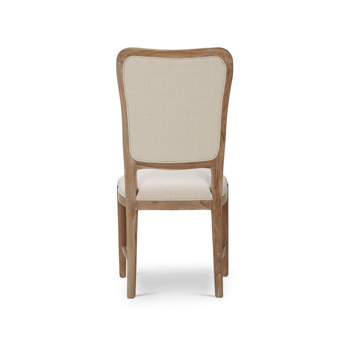 Bramble - Laurna Teak Dining Chair in Teak White Wash w/ Natural Performance Fabric (Set of 2) - 85191TWWSF215----