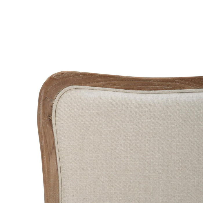 Bramble - Laurna Teak Dining Chair in Teak White Wash w/ Natural Performance Fabric (Set of 2) - 85191TWWSF215----