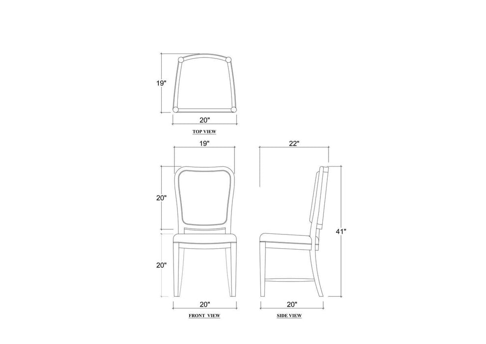 Bramble - Laurna Teak Dining Chair in Teak White Wash w/ Natural Performance Fabric (Set of 2) - 85191TWWSF215----
