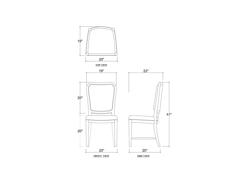 Bramble - Laurna Dining Chair w/ Upholstered Back (Set of 2) - BR-28369 - GreatFurnitureDeal