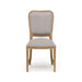 Bramble - Laurna Dining Chair w/ Upholstered Back in Teak (Set of 2) - BR-85191 - GreatFurnitureDeal