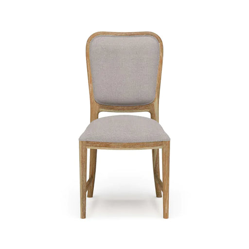 Bramble - Laurna Dining Chair w/ Upholstered Back in Teak (Set of 2) - BR-85191 - GreatFurnitureDeal