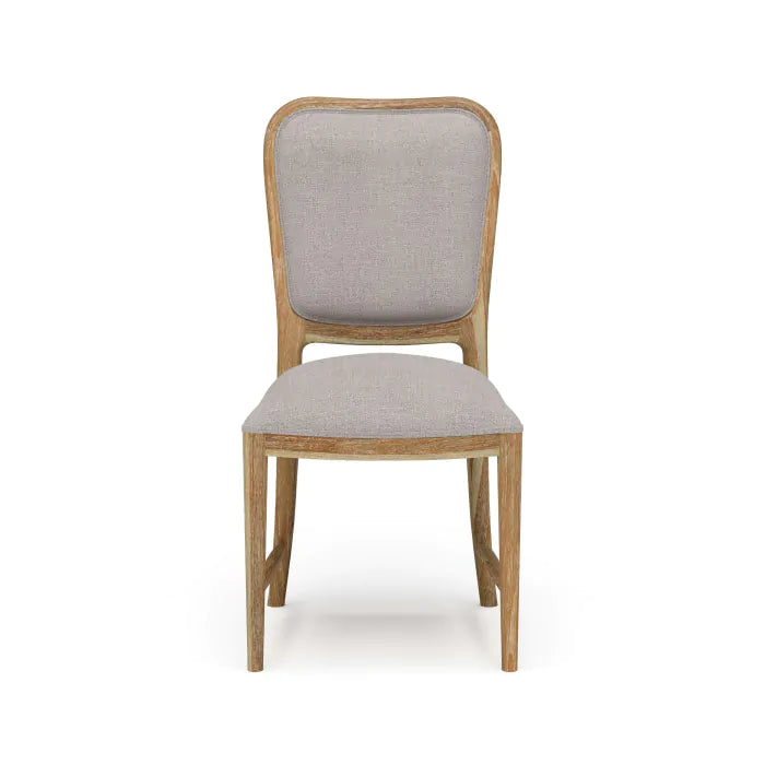 Bramble - Laurna Dining Chair w/ Upholstered Back in Teak (Set of 2) - BR-85191 - GreatFurnitureDeal