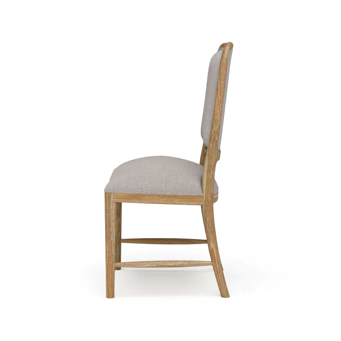 Bramble - Laurna Dining Chair w/ Upholstered Back in Teak (Set of 2) - BR-85191 - GreatFurnitureDeal