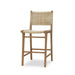 Bramble - Logan Counter Stool in Teak Natural Finish w/ Rattan Natural Seat & Back (Set of 2) - 85194TRN-RNAT--- - GreatFurnitureDeal