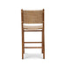Bramble - Logan Counter Stool w/ Rattan in Teak Natural Finish w/ Rattan Natural Seat & Back - 85194TRN-RNAT--- - GreatFurnitureDeal