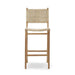 Bramble - Logan Barstool in Teak Natural Finish w/ Rattan Natural Seat & Back (Set of 2) - 85195TRN-RNAT--- - GreatFurnitureDeal