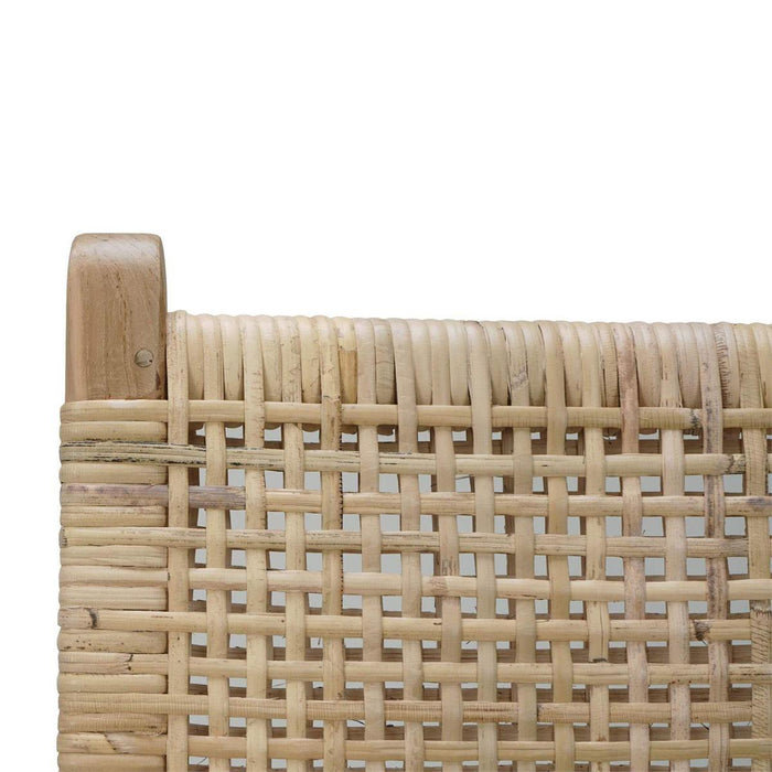 Bramble - Logan Barstool in Teak Natural Finish w/ Rattan Natural Seat & Back (Set of 2) - 85195TRN-RNAT--- - GreatFurnitureDeal