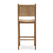 Bramble - Logan Barstool w/ Rattan in Teak Natural Finish w/ Rattan Natural Seat & Back - BR-85195TRN-RNAT--- - GreatFurnitureDeal