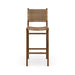 Bramble - Logan Barstool w/ Rattan in Teak (Set of 2) - BR-85195 - GreatFurnitureDeal