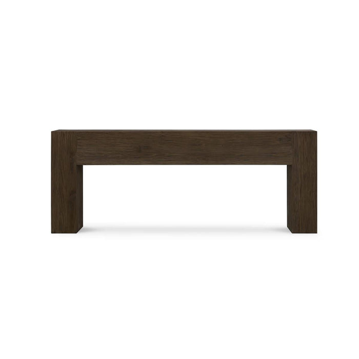 Bramble - Tuscan Teak Console in Tuscan Brown w/ Weathered Teak Distress - 85229TSB----TWD