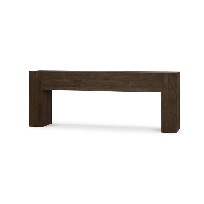 Bramble - Tuscan Teak Console in Tuscan Brown w/ Weathered Teak Distress - 85229TSB----TWD