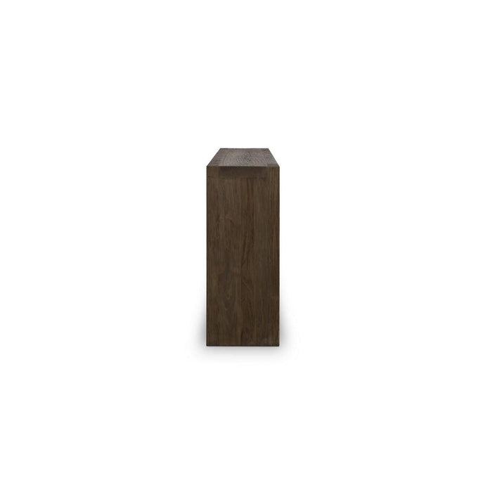 Bramble - Tuscan Teak Console in Tuscan Brown w/ Weathered Teak Distress - 85229TSB----TWD