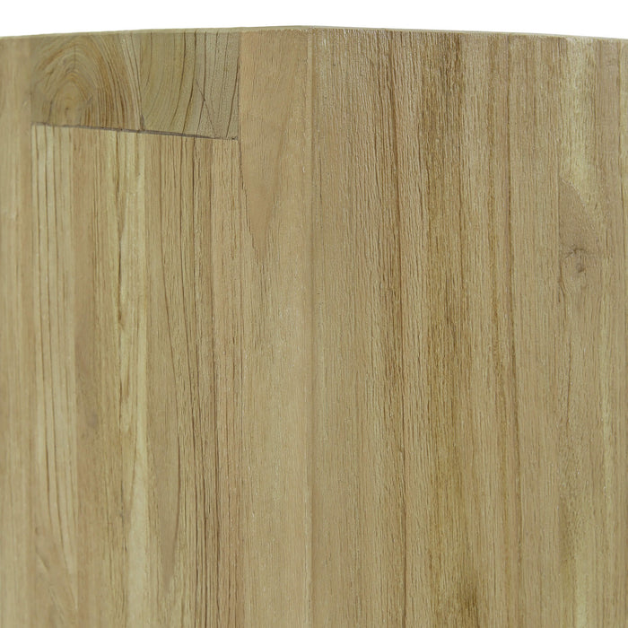 Bramble - Tuscan Rustic Distressed Teak Console in Teak Natural w/ Weathered Teak Distressing - 85229TNT----- - GreatFurnitureDeal