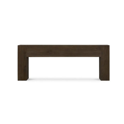 Bramble - Tuscan Teak Console in Tuscan Brown w/ Weathered Teak Distress - 85229TSB----TWD - GreatFurnitureDeal