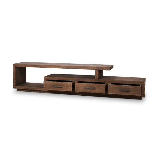 Bramble - Tuscan Media Stand in Teak - BR-85231 - GreatFurnitureDeal