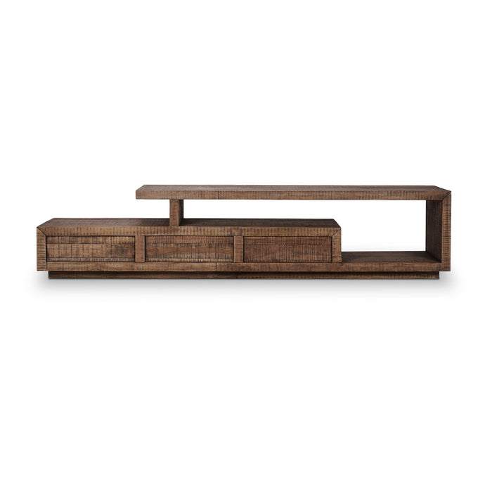 Bramble - Tuscan Teak Media Console in Tuscan Brown - BR-85231TSB----- - GreatFurnitureDeal